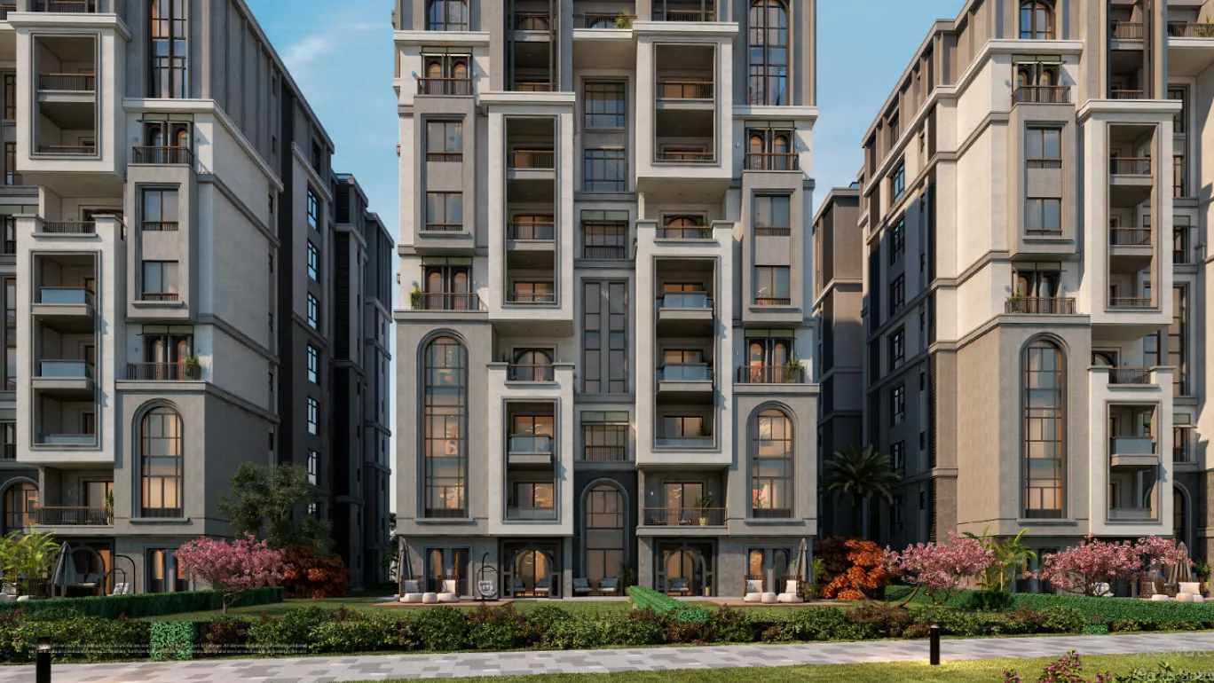 Apartment for sale in Ever New Cairo in 6th settlement of 130 m² with 2 bedrooms