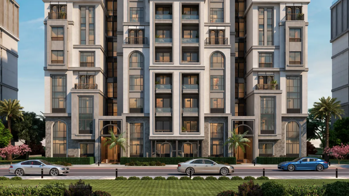 Apartment for sale in Ever New Cairo in 6th settlement of 130 m² with 2 bedrooms