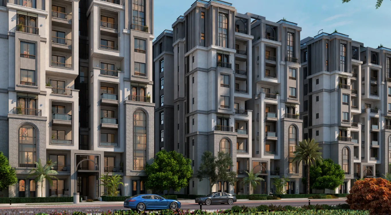 Apartment for sale in Ever New Cairo in 6th settlement of 130 m² with 2 bedrooms