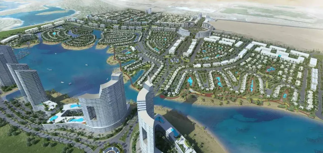 Apartment for sale in Mazarine in Al Alamein of 238 m² with 3 bedrooms