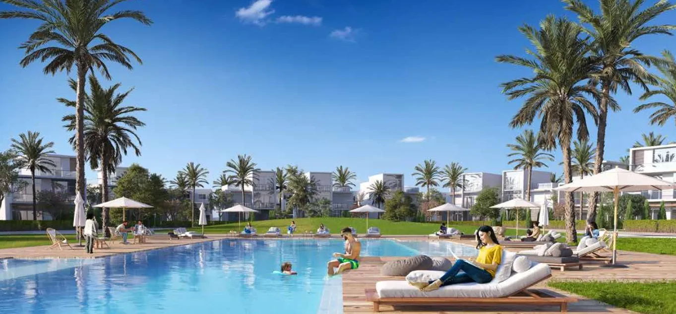 Apartment for sale in Mazarine in Al Alamein of 238 m² with 3 bedrooms