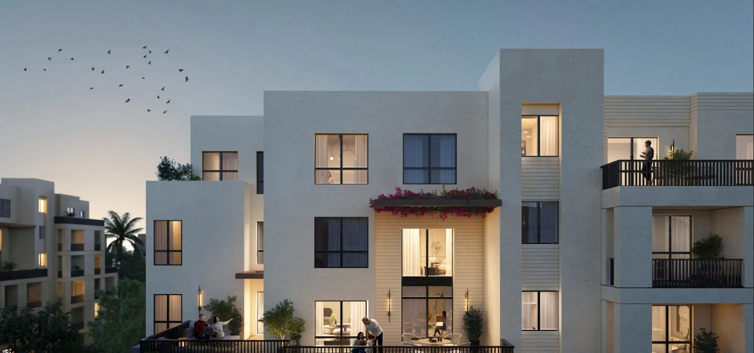 Apartment for sale in O West Orascom in October Gardens of 77 m² with 1 bedrooms