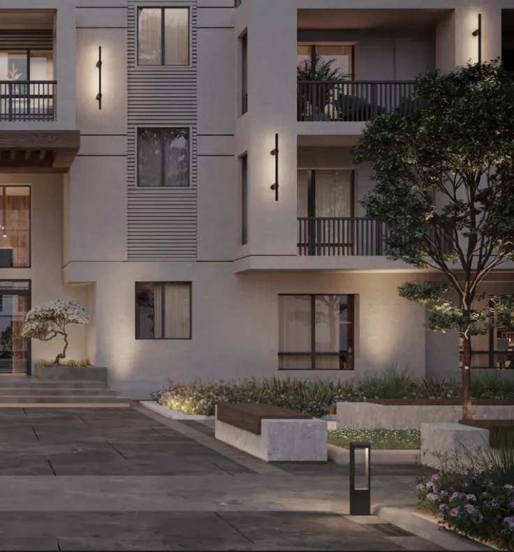 Apartment for sale in O West Orascom in October Gardens of 77 m² with 1 bedrooms