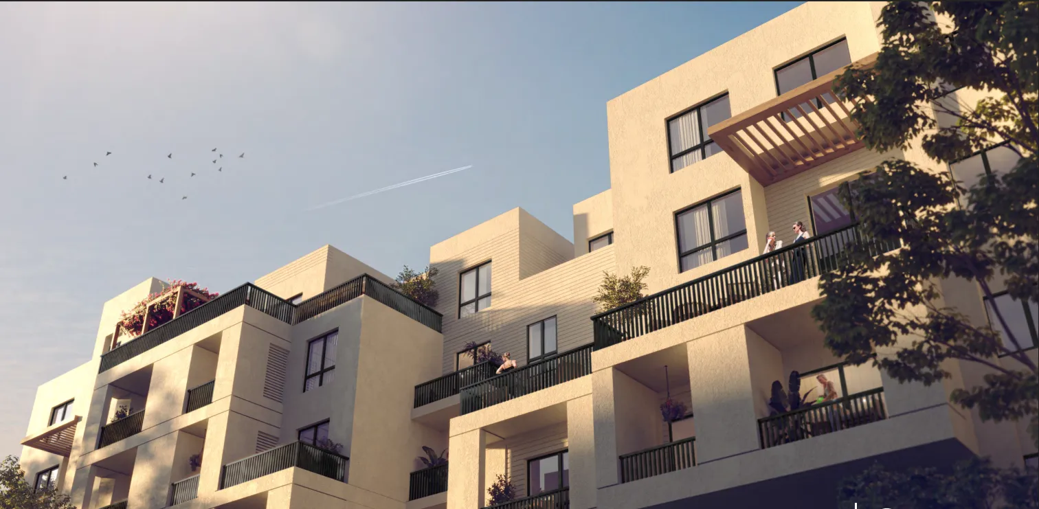 Apartment for sale in O West Orascom in October Gardens of 77 m² with 1 bedrooms
