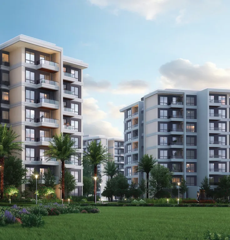 Apartment for sale in Noor Capital Gardens in New Capital Gardens of 123 m² with 3 bedrooms