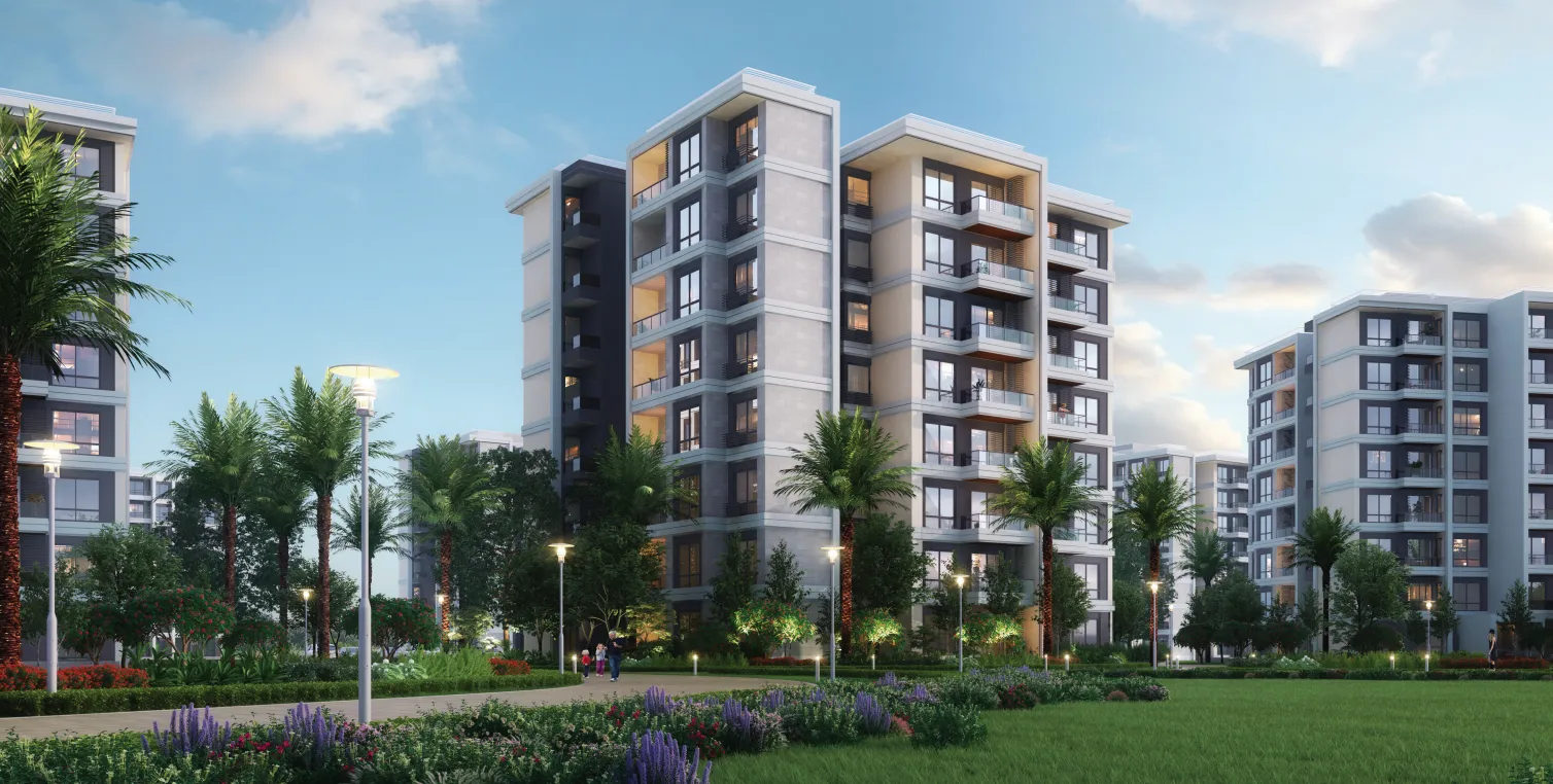 Apartment for sale in Noor Capital Gardens in New Capital Gardens of 123 m² with 3 bedrooms