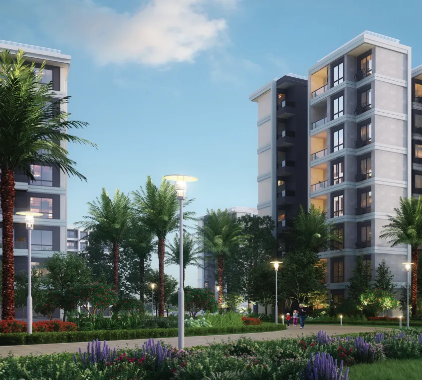 Apartment for sale in Noor Capital Gardens in New Capital Gardens of 123 m² with 3 bedrooms