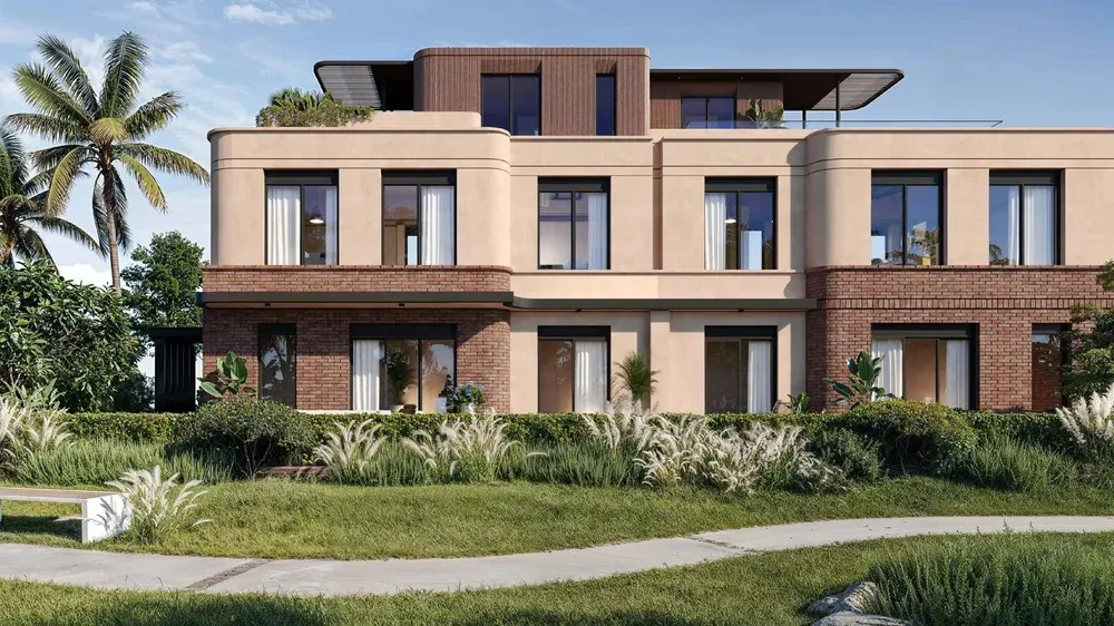 Townhouse for sale in Crescent Walk in 6th settlement of 212 m² with 3 bedrooms