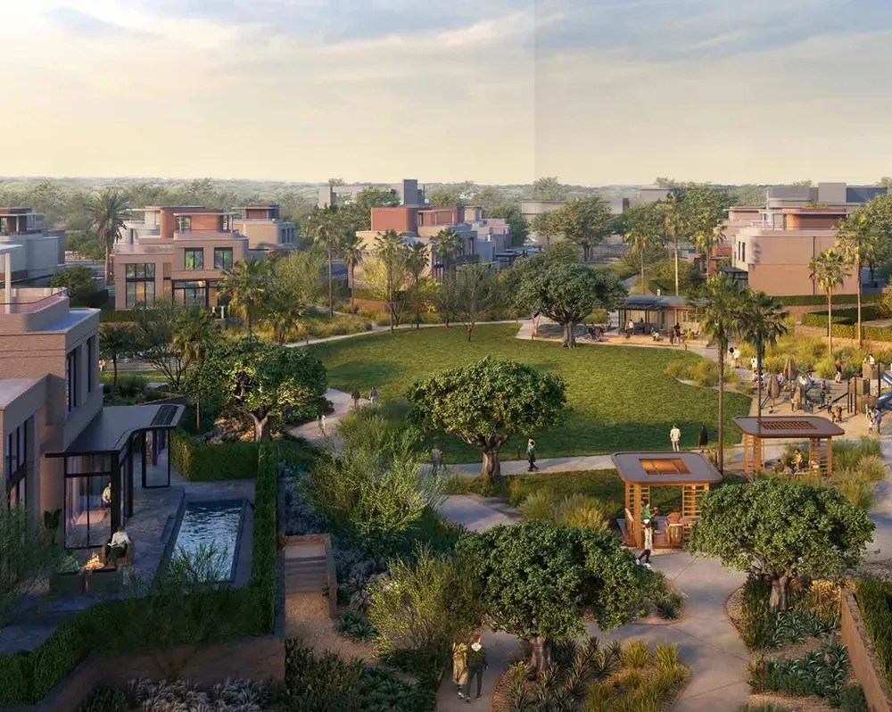 Townhouse for sale in Crescent Walk in 6th settlement of 212 m² with 3 bedrooms