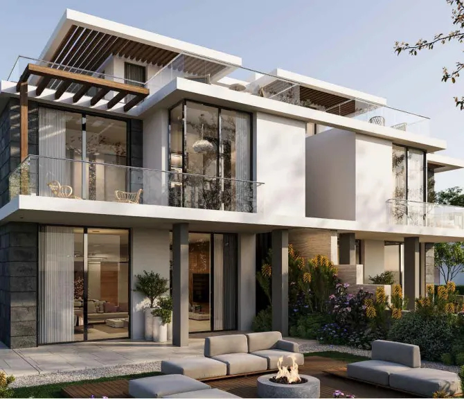 Twinhouse for sale in Palm Hills Golf Views in 6th of October City of 300 m² with 3 bedrooms