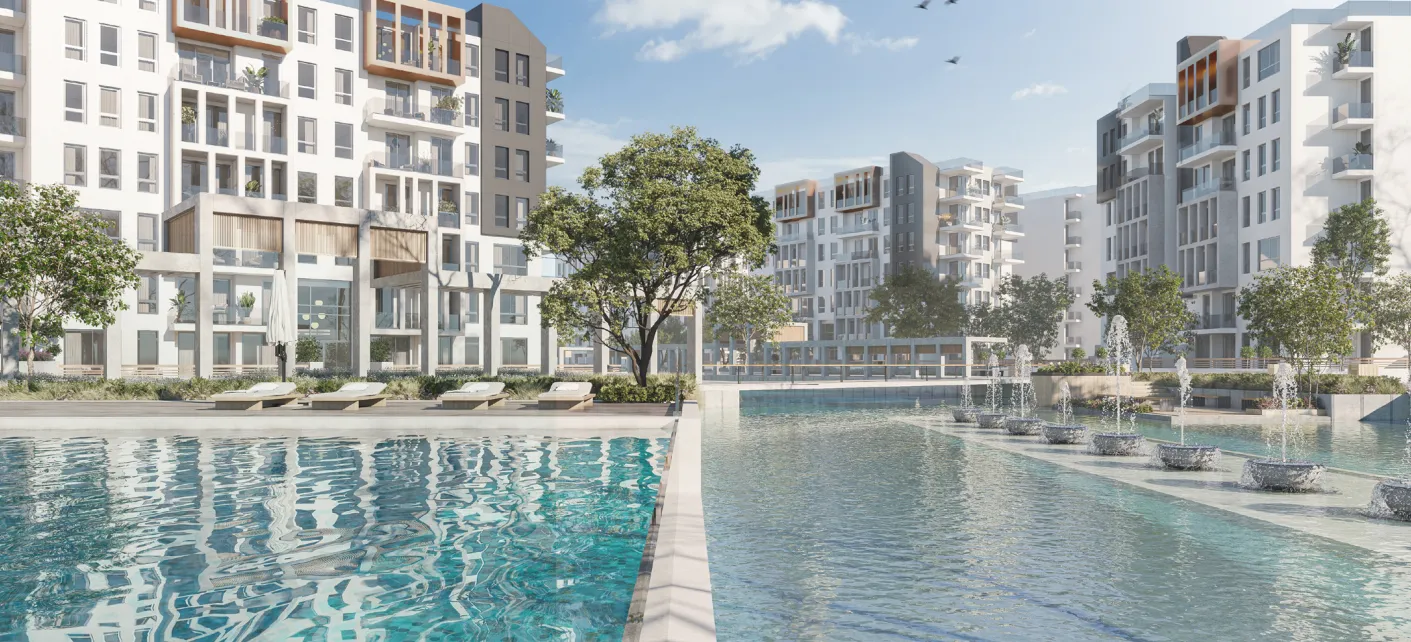 Apartment for sale in Bloomfields in Mostakbal City of 120 m² with 2 bedrooms