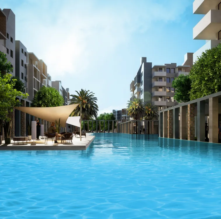 Apartment for sale in Bloomfields in Mostakbal City of 120 m² with 2 bedrooms