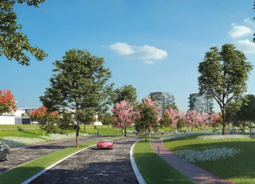 Twinhouse for sale in Il Bosco New Capital in New Capital City of 245 m² with 3 bedrooms
