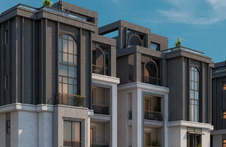 Apartment for sale in Ever New Cairo in 6th settlement of 130 m² with 2 bedrooms