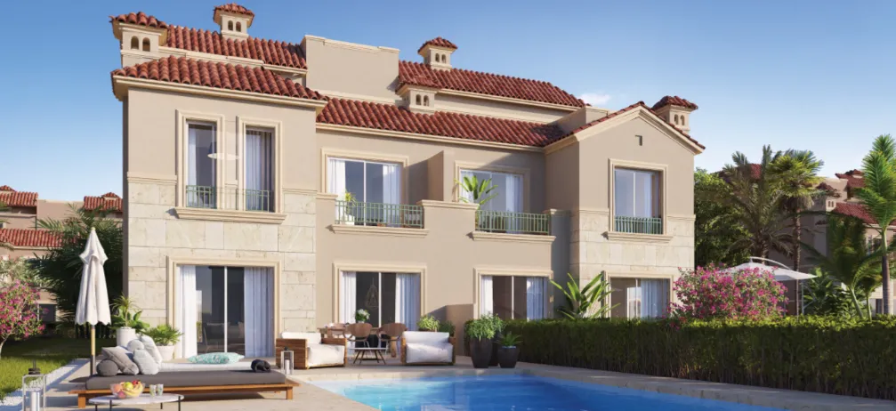 Twinhouse for sale in La Vista City in New Capital City of 280 m² with 3 bedrooms