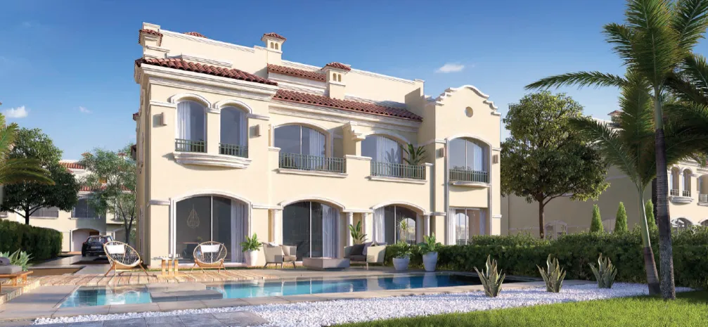 Twinhouse for sale in La Vista City in New Capital City of 280 m² with 3 bedrooms