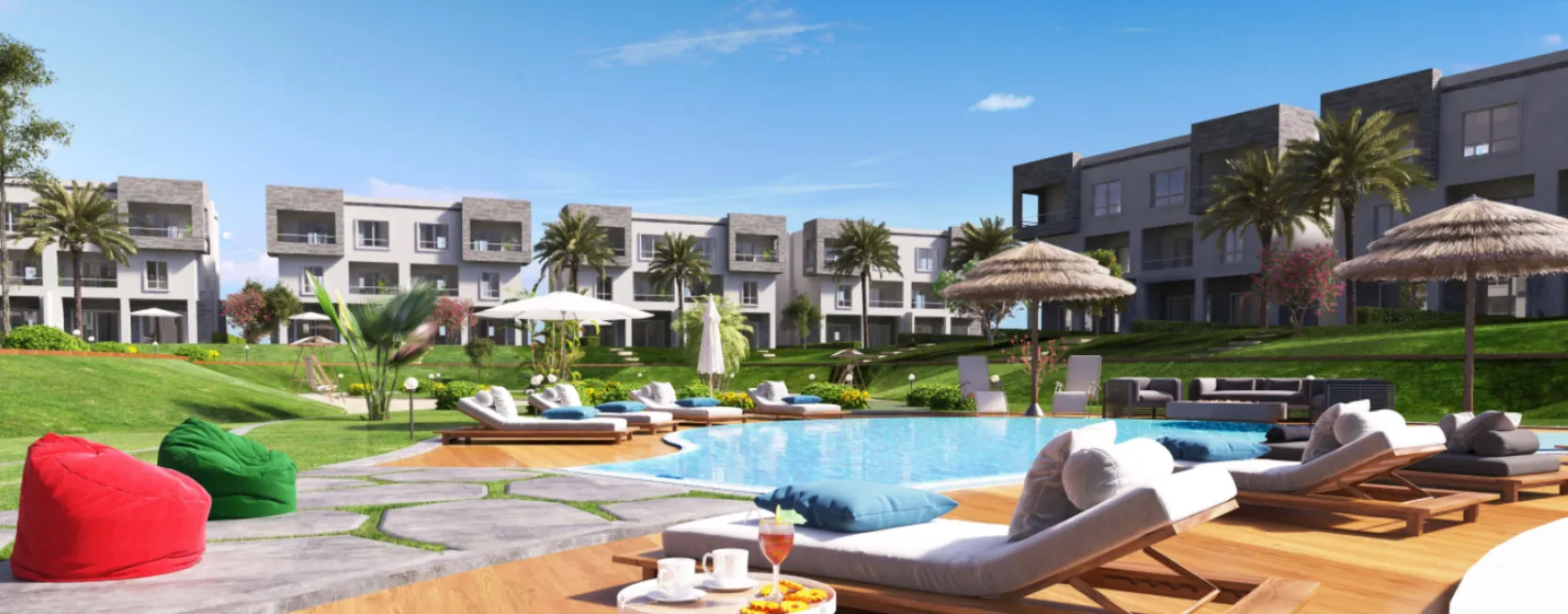 Duplex for sale in Amwaj in Sidi Abdel Rahman of 185 m² with 4 bedrooms