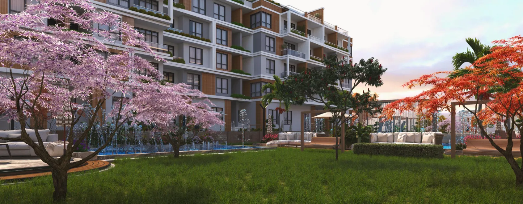 Apartment for sale in Via  in El Sheikh Zayed of 94 m² with 2 bedrooms