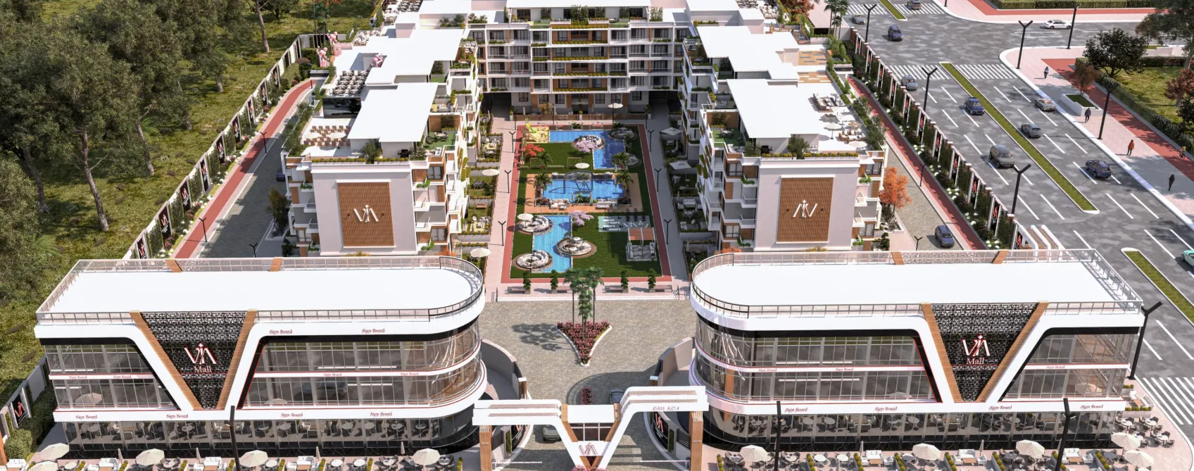 Apartment for sale in Via  in El Sheikh Zayed of 94 m² with 2 bedrooms