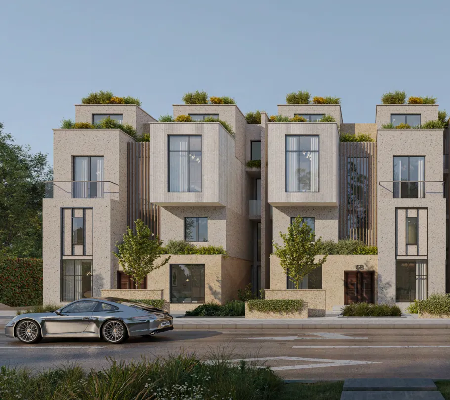 Apartment for sale in Ivoire West in El Sheikh Zayed of 132 m² with 2 bedrooms