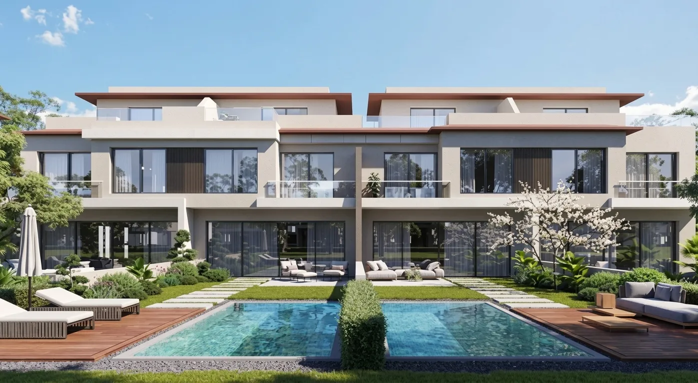 Townhouse for sale in Badya  in October Gardens of 194 m² with 3 bedrooms