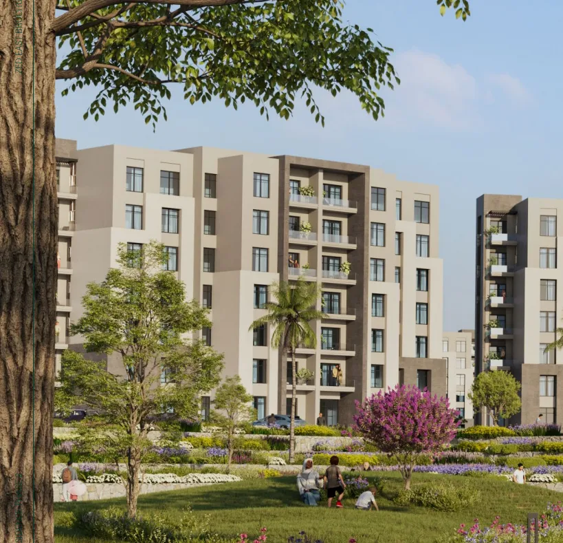 Apartment for sale in ZED East in 6th settlement of 104 m² with 2 bedrooms