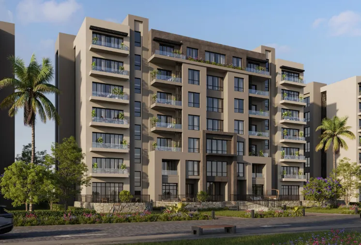 Apartment for sale in ZED East in 6th settlement of 104 m² with 2 bedrooms