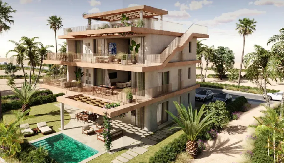 Chalet for sale in Ramla in Ras El Hekma of 131 m² with 2 bedrooms