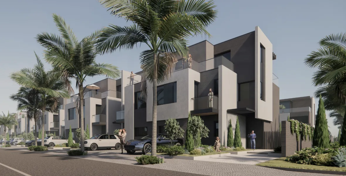 Townhouse for sale in Al Burouj in El Shorouk of 201 m² with 3 bedrooms