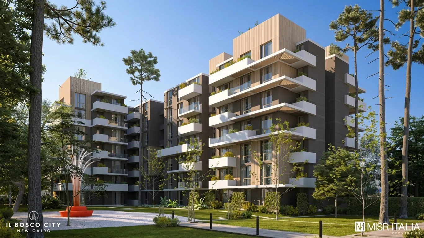 Apartment for sale in Il Bosco New Capital in New Capital City of 147 m² with 3 bedrooms