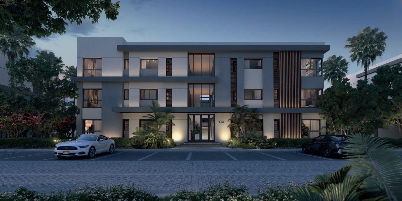 Apartment for sale in Swan Lake West in 6th of October City of 153 m² with 2 bedrooms