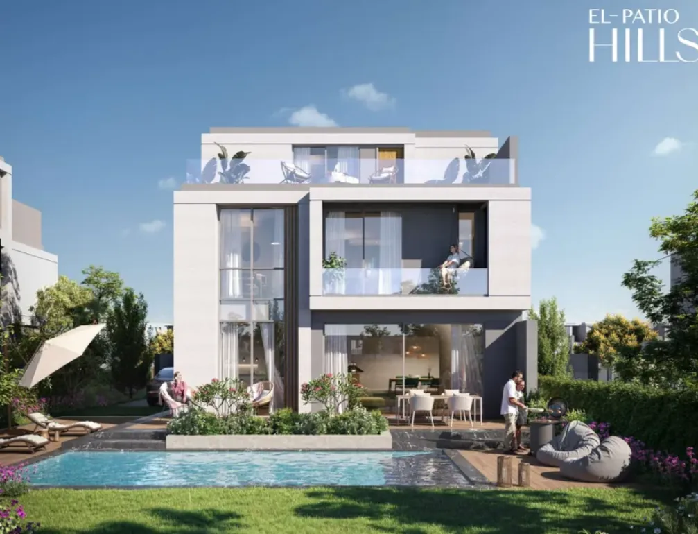 Villa for sale in El Patio Hills in 6th settlement of 218 m² with 4 bedrooms