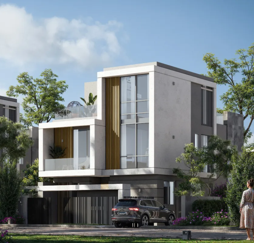 Villa for sale in El Patio Hills in 6th settlement of 218 m² with 4 bedrooms