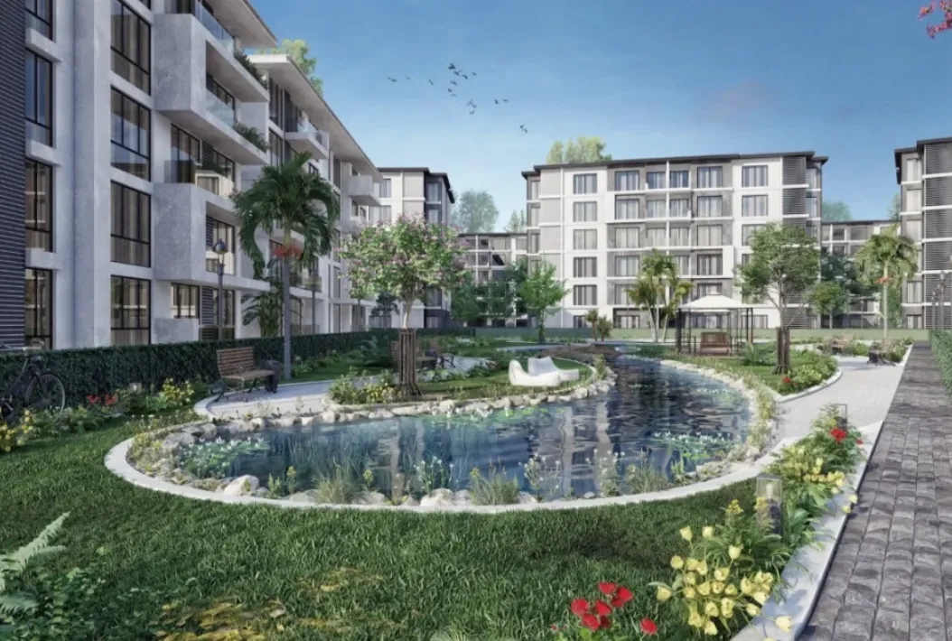 Apartment for sale in Creektown in New Cairo of 135 m² with 2 bedrooms
