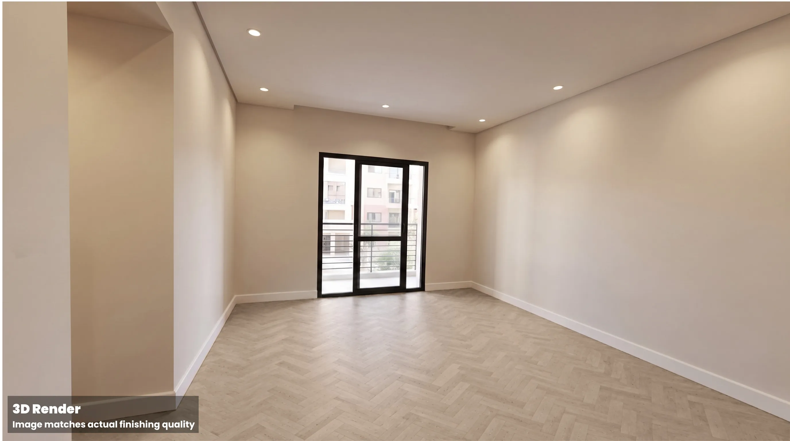 Apartment for rent in Eastown in New Cairo of 128 m² with 2 bedrooms