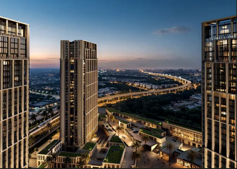 Apartment for sale in 205 Arkan Palm in El Sheikh Zayed of 115 m² with 1 bedrooms