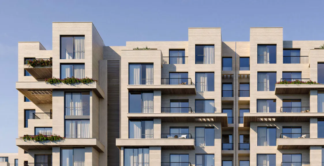 Apartment for sale in Tierra in 6th settlement of 119 m² with 2 bedrooms