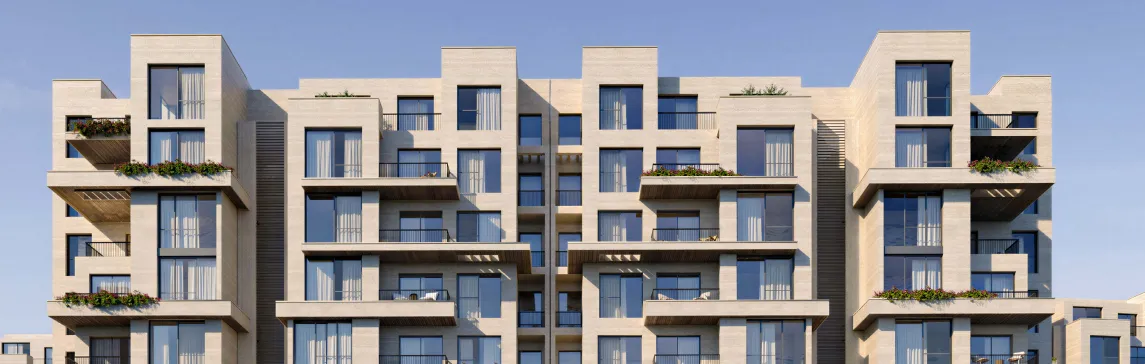 Apartment for sale in Tierra in 6th settlement of 119 m² with 2 bedrooms