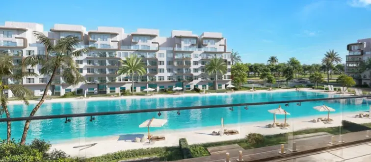 Apartment for sale in Lagoons Al Alamin in Al Alamein of 50 m² with 1 bedrooms