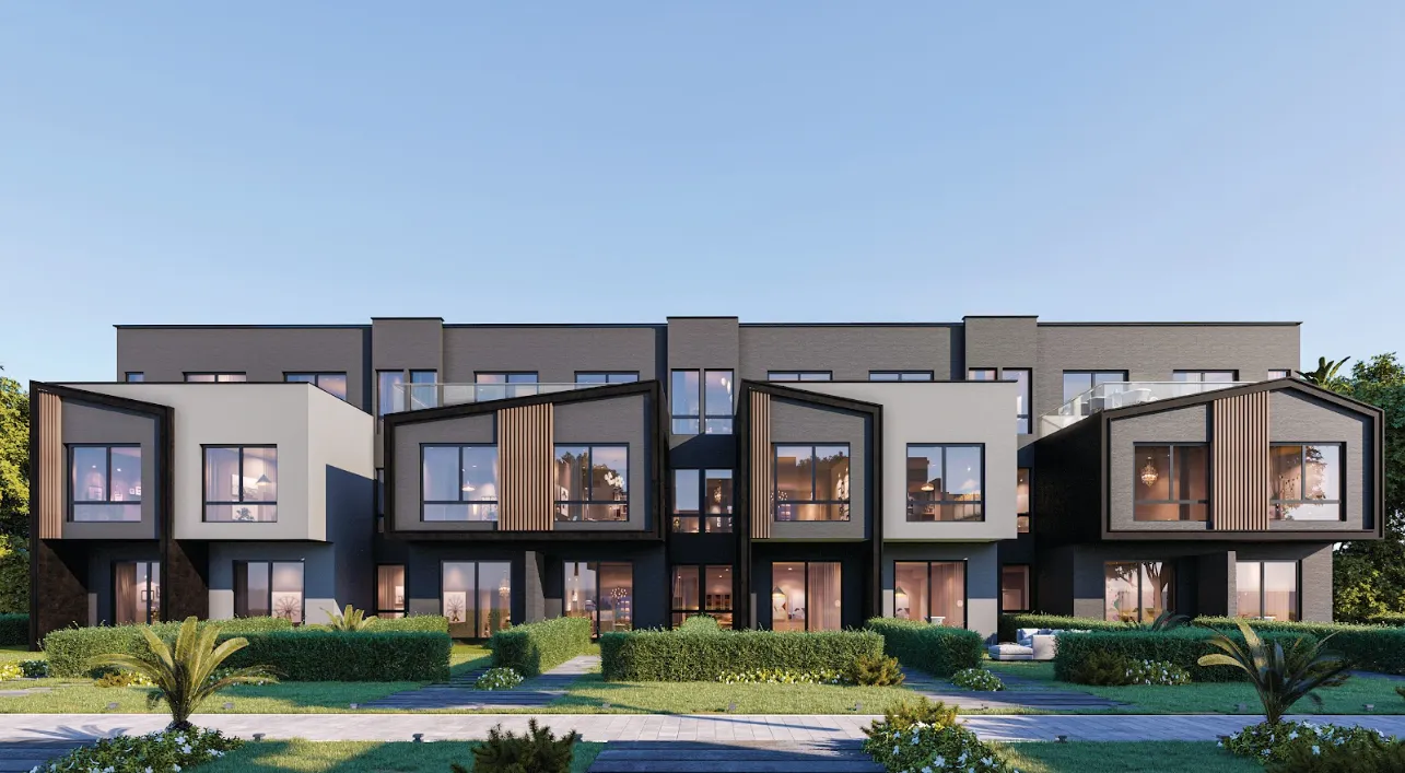 Townhouse for sale in The RIDGE Villas in Mostakbal City of 205 m² with 4 bedrooms