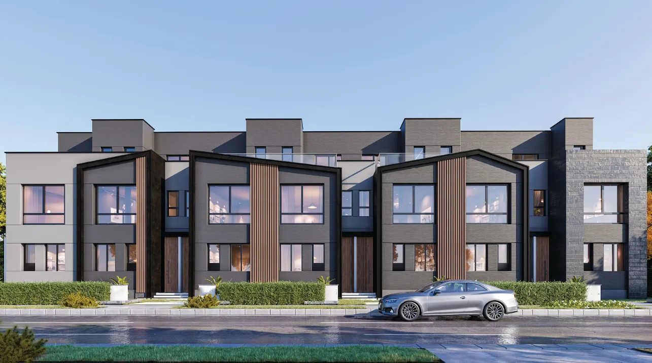 Townhouse for sale in The RIDGE Villas in Mostakbal City of 205 m² with 4 bedrooms