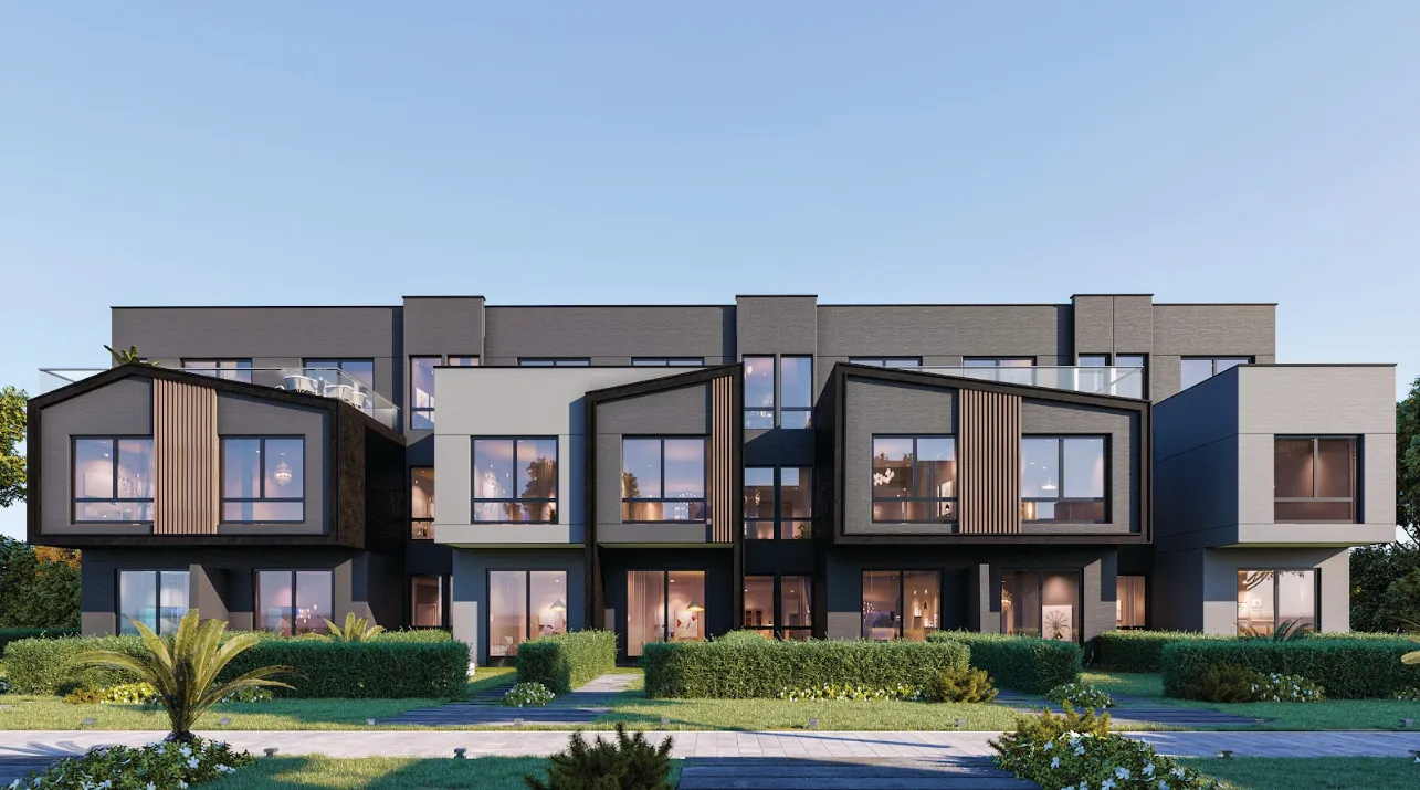 Townhouse for sale in The RIDGE Villas in Mostakbal City of 205 m² with 4 bedrooms