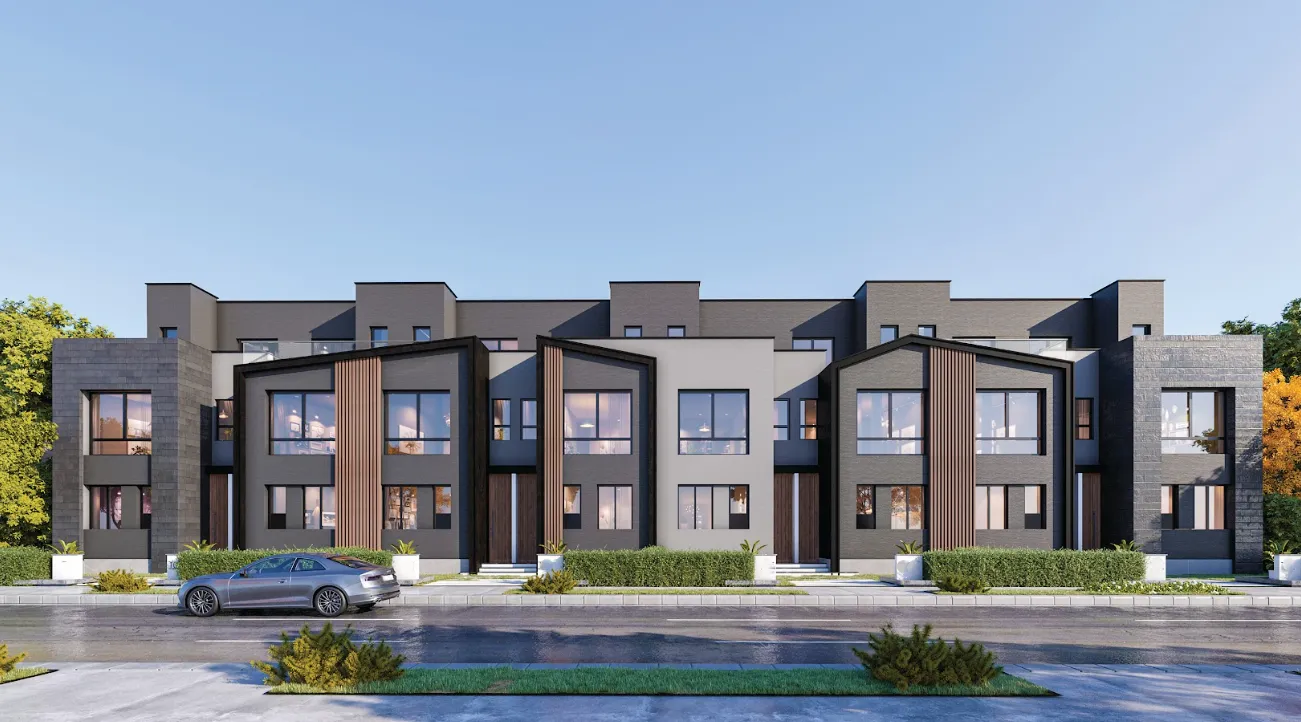 Townhouse for sale in The RIDGE Villas in Mostakbal City of 205 m² with 4 bedrooms