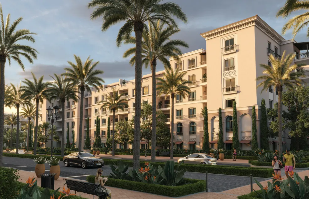 Apartment for sale in Village West in El Sheikh Zayed of 89 m² with 1 bedrooms