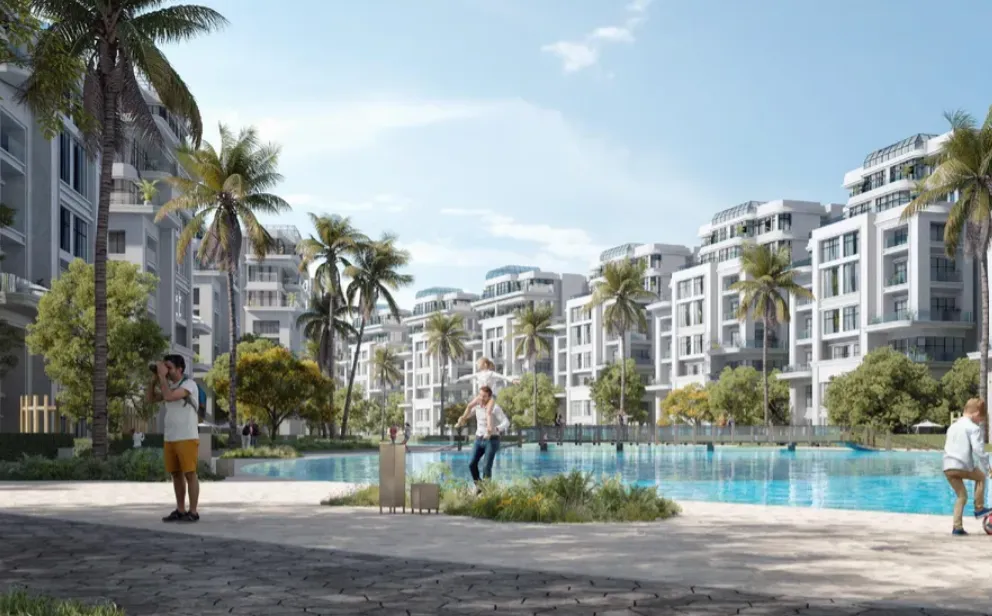 Duplex for sale in Lumia Lagoons in New Capital City of 274 m² with 3 bedrooms