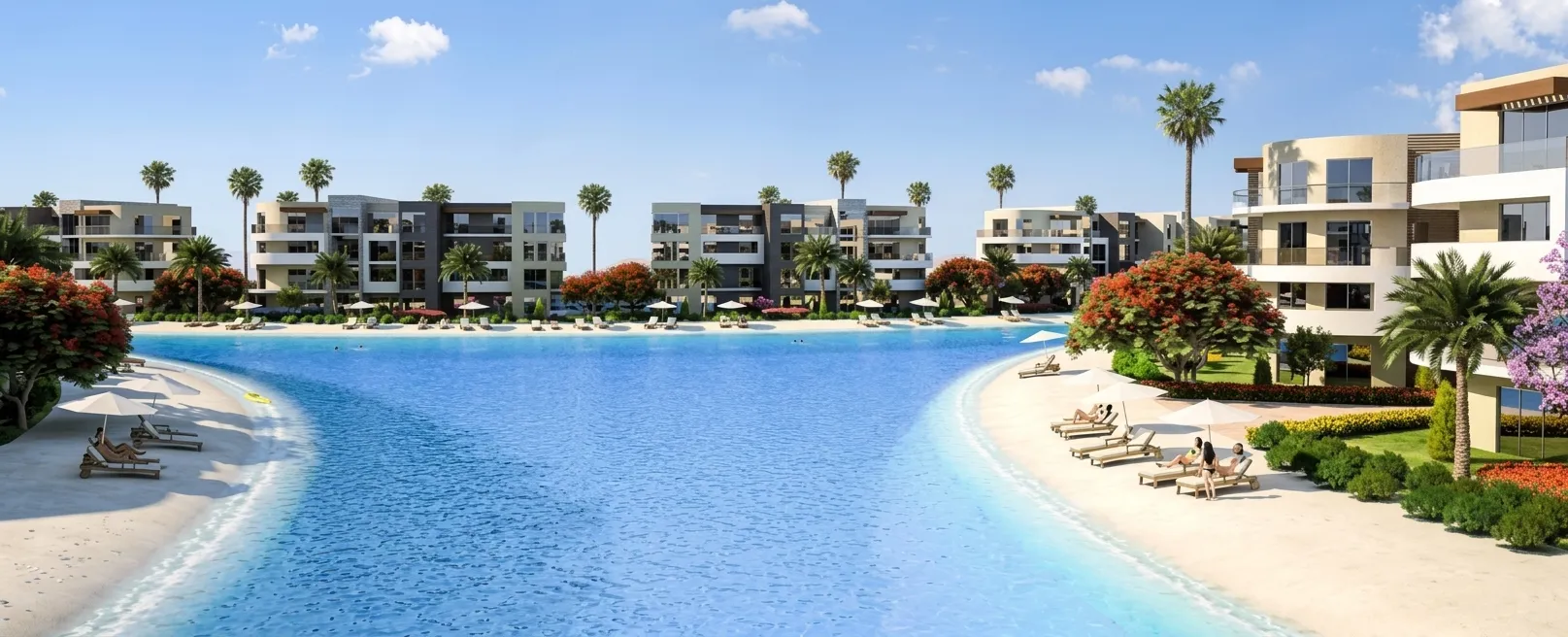 Chalet for sale in Bo Sands in Sidi Abdel Rahman of 71 m² with 1 bedrooms