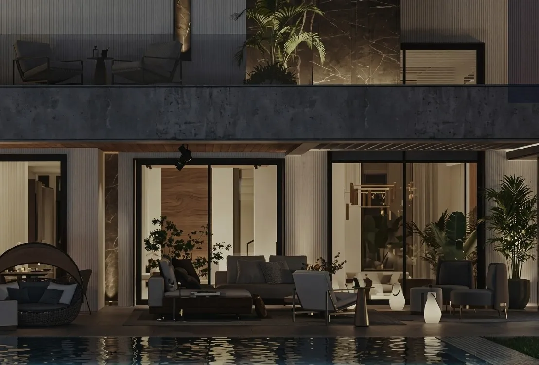 Twinhouse for sale in Stei8ht in New Cairo of 345 m² with 4 bedrooms