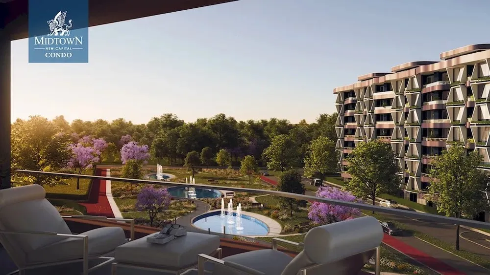 Apartment for sale in Midtown condo in New Capital City of 200 m² with 3 bedrooms