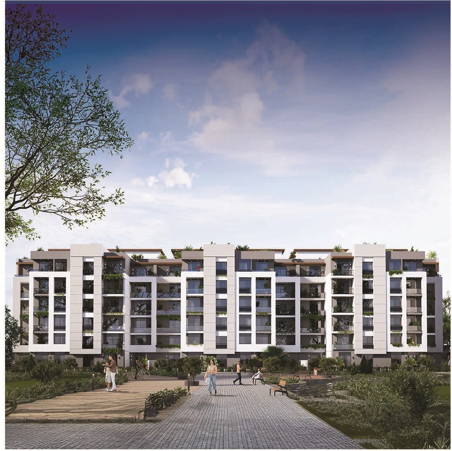 Apartment for sale in Home Residence in 6th settlement of 151 m² with 3 bedrooms