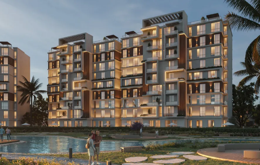 Apartment for sale in Lagoons New Capital in New Capital City of 147 m² with 3 bedrooms